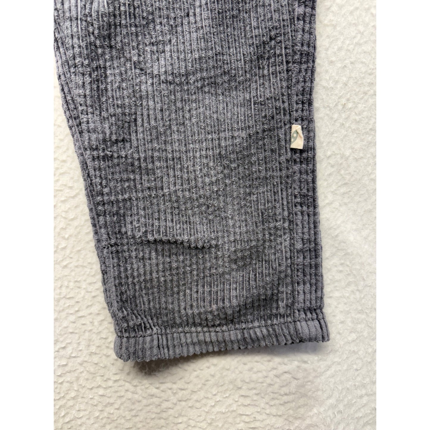 Organic Gray Corduroy Kids Pants #7446