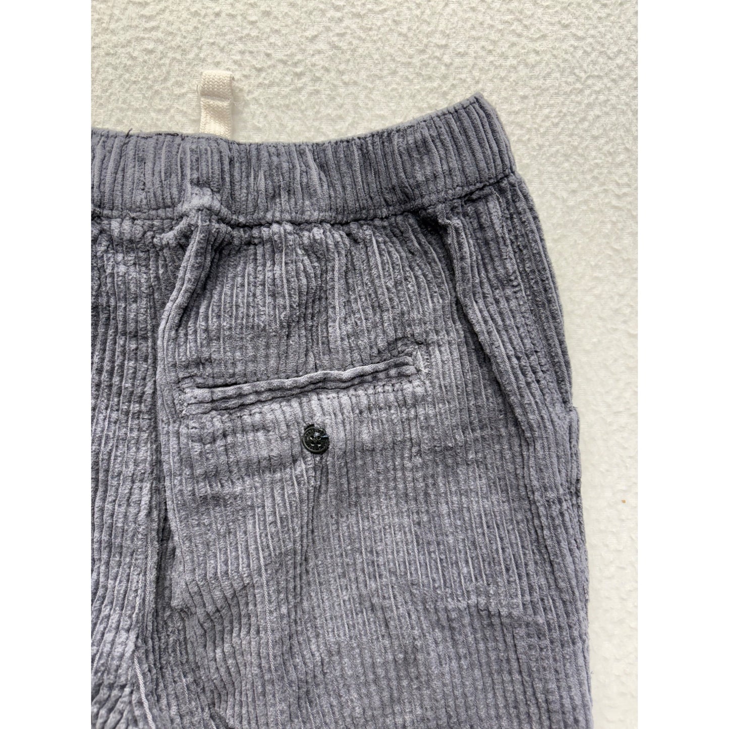 Organic Gray Corduroy Kids Pants #7446