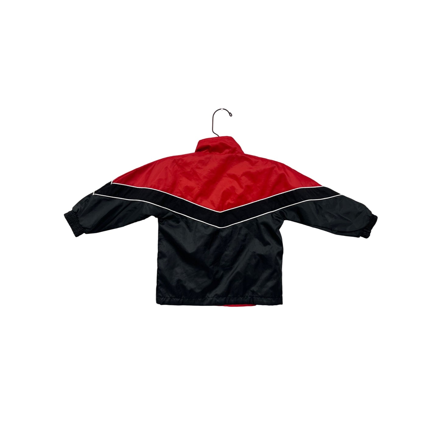 Mighty Mac Boys 3T Red & Black Nylon Windbreaker Jacket #8078