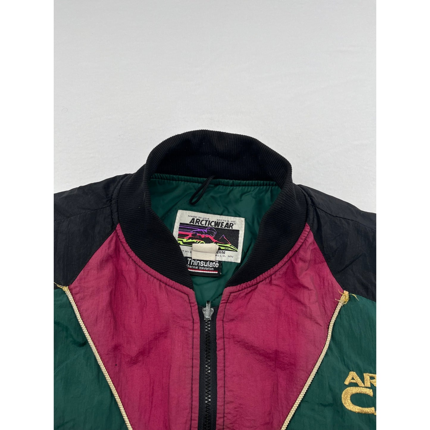 Vintage Arctic Cat Thinsulate Thermal Insulated Two Piece Jacket Size #6138