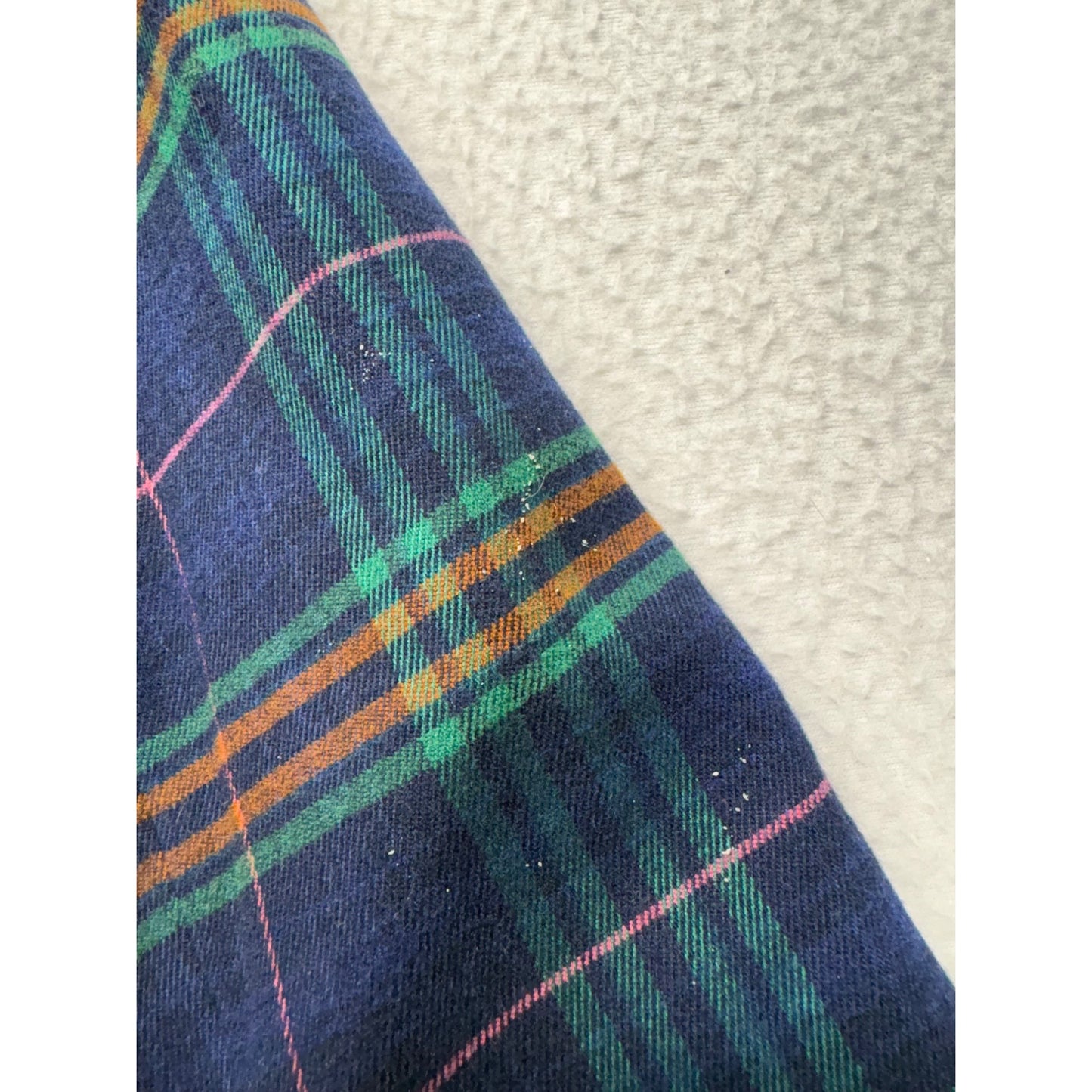 Merona Womens Plaid Blazer Size 12 Blue/Green Checkered Pattern #7724