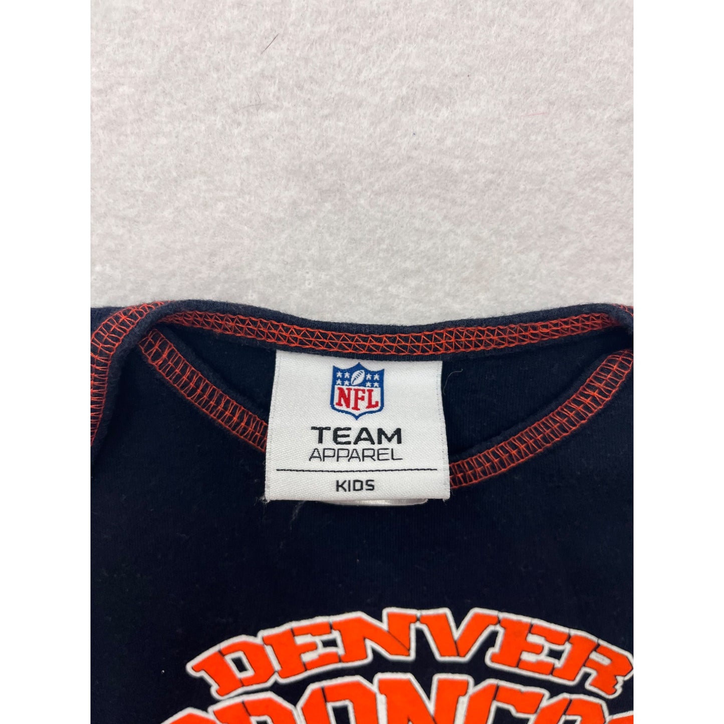 Denver Broncos Baby Bodysuit 0/3M NFL Team Apparel Short Sleeve Snap Closure #6516