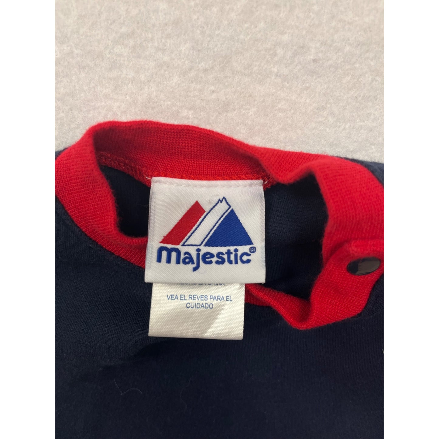 Minnesota Twins Baby Bodysuit 6/9M Navy & Red #6549