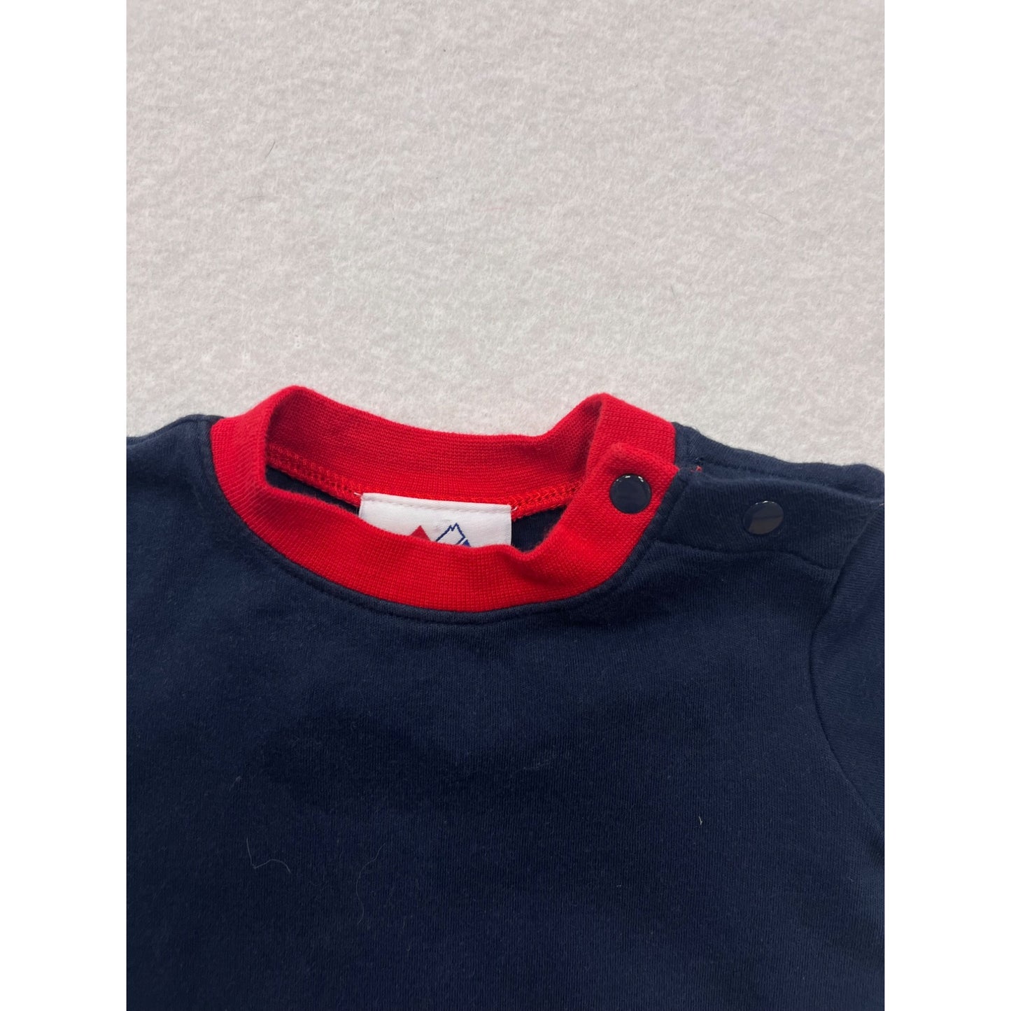 Minnesota Twins Baby Bodysuit 6/9M Navy & Red #6549