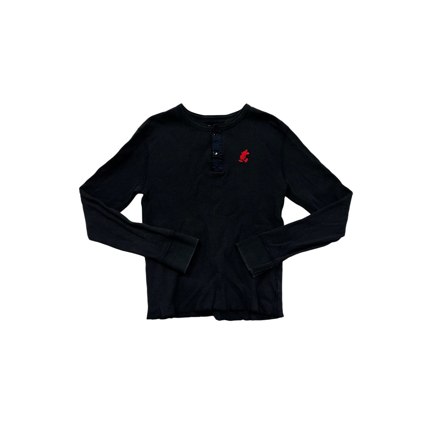 Walt Disney Black Long Sleeve Thermal Top #6048
