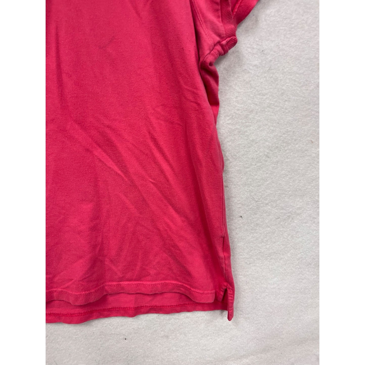 Disney Parks Womens XL Pink Polo Shirt With Mickey Embroidery #8990
