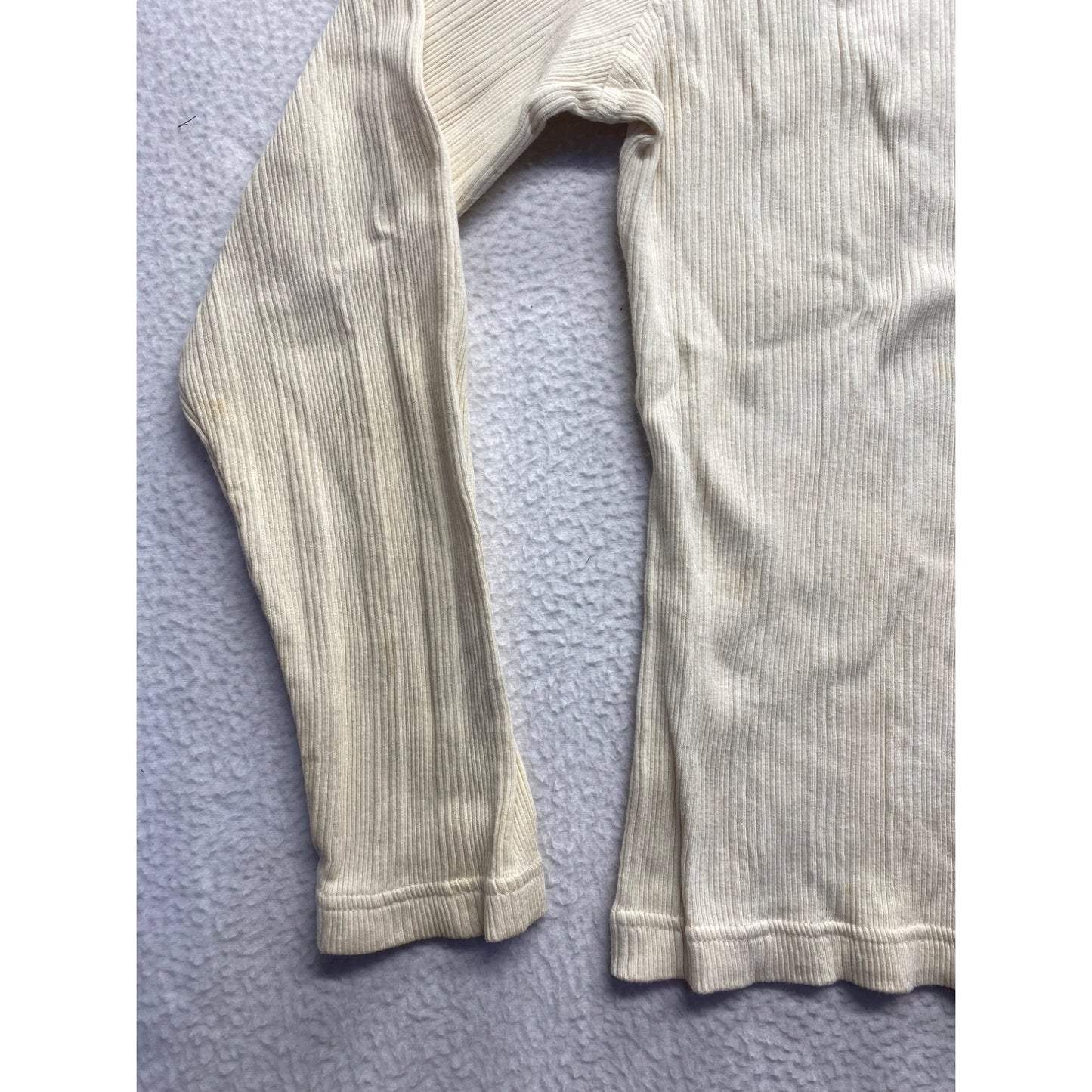 Vintage Tommy Hilfiger Ribbed Long Sleeve Polo Shirt With Striped Collar #7148