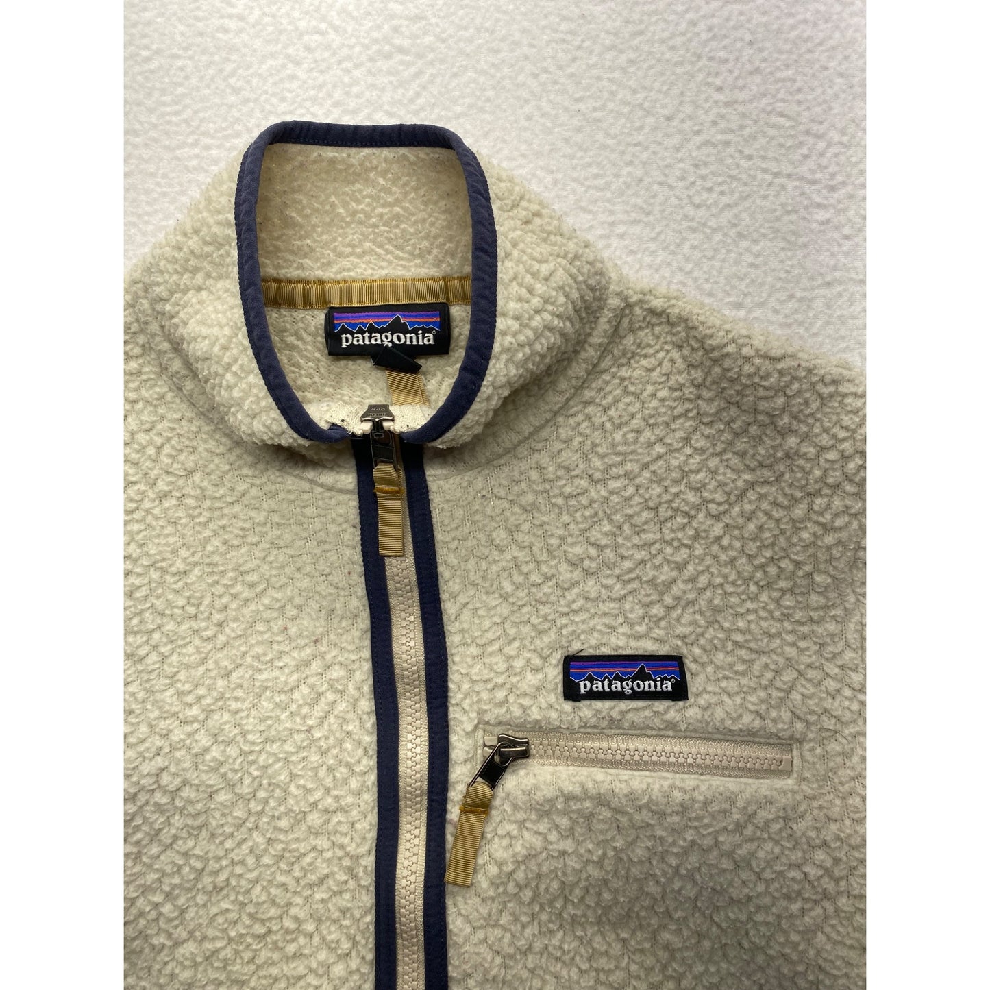 Patagonia Womens Small Cream Fleece Pullover #7295