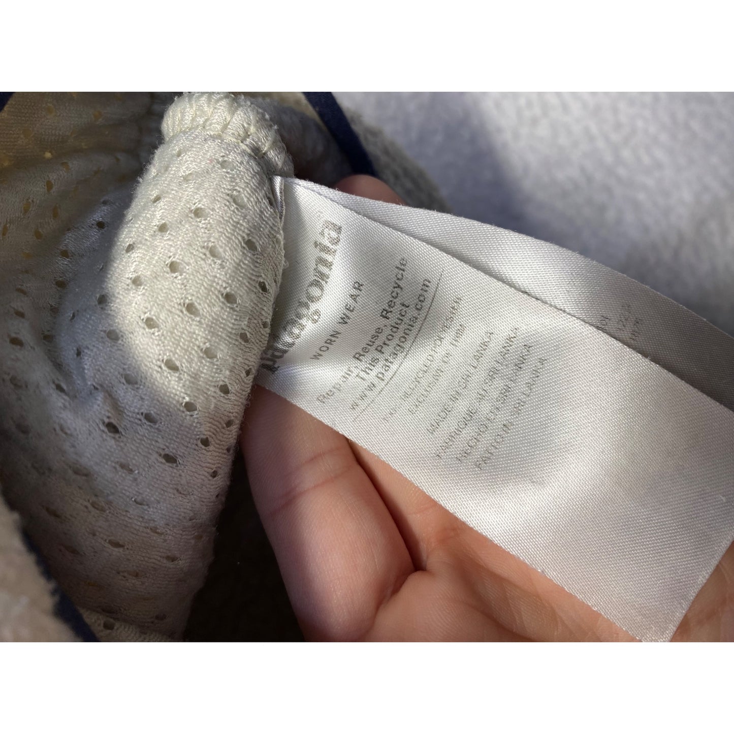 Patagonia Womens Small Cream Fleece Pullover #7295