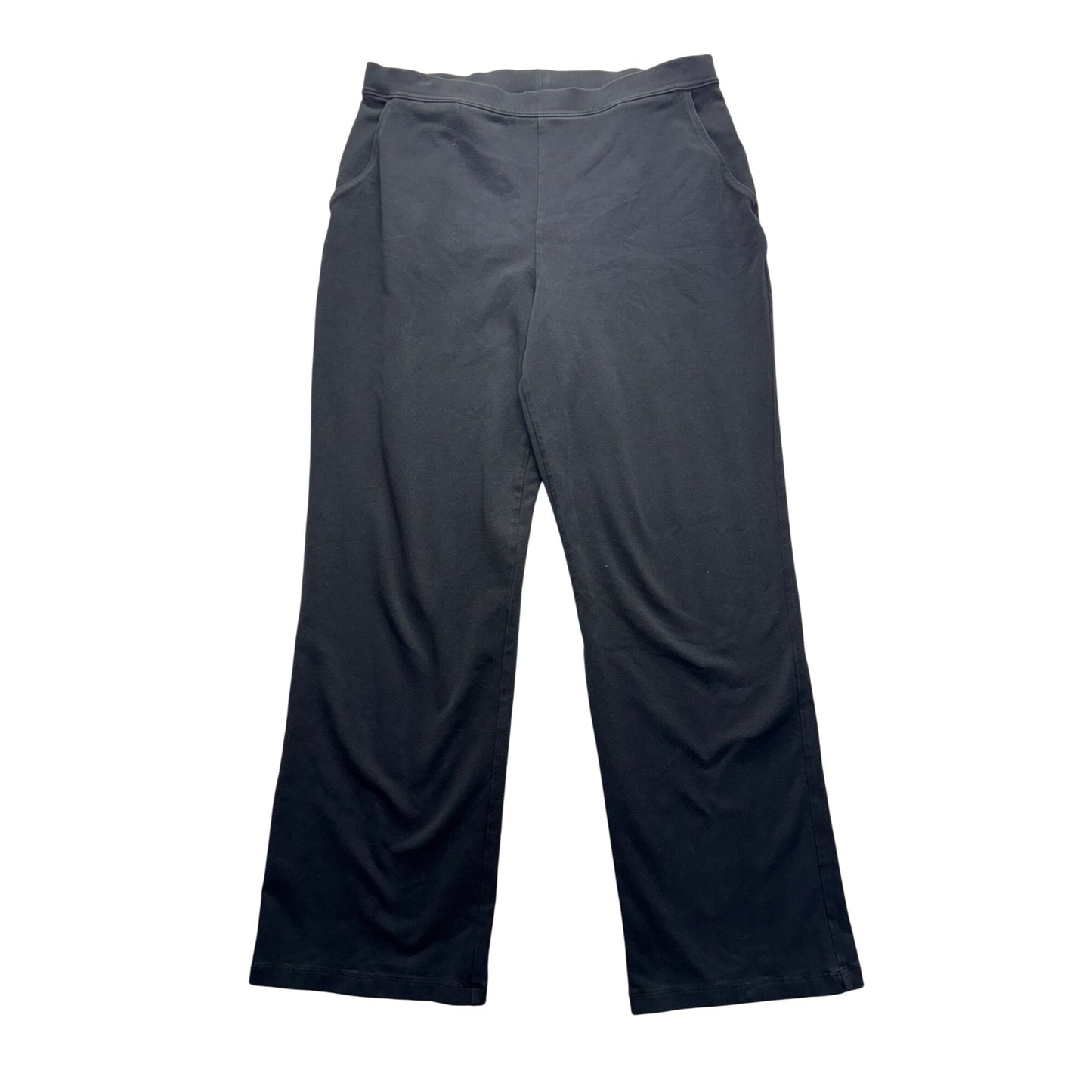 L.L.Bean Black Cotton Lycra Blend M Pants #9165