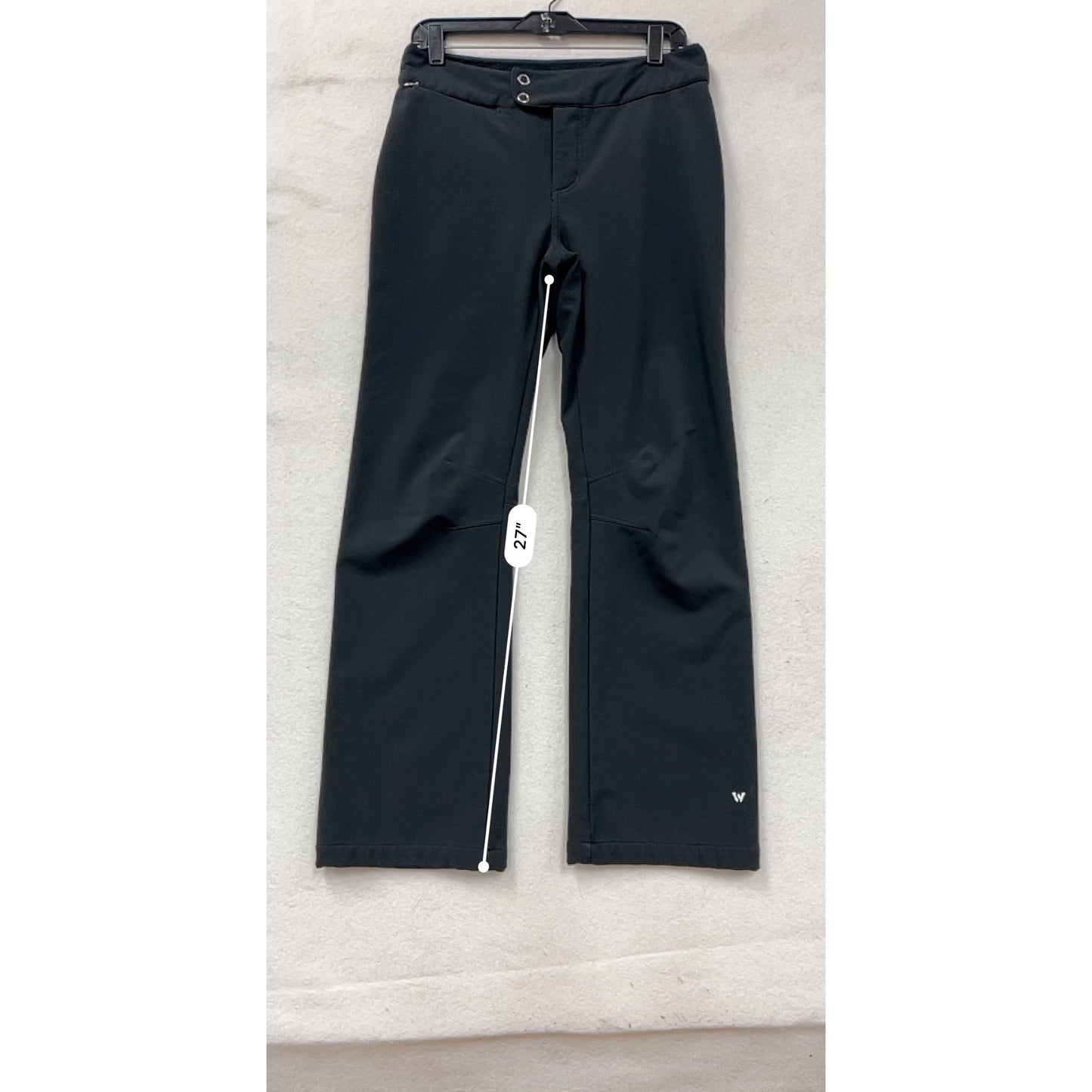 White Sierra Womens Black Softshell Pants M Medium #8977