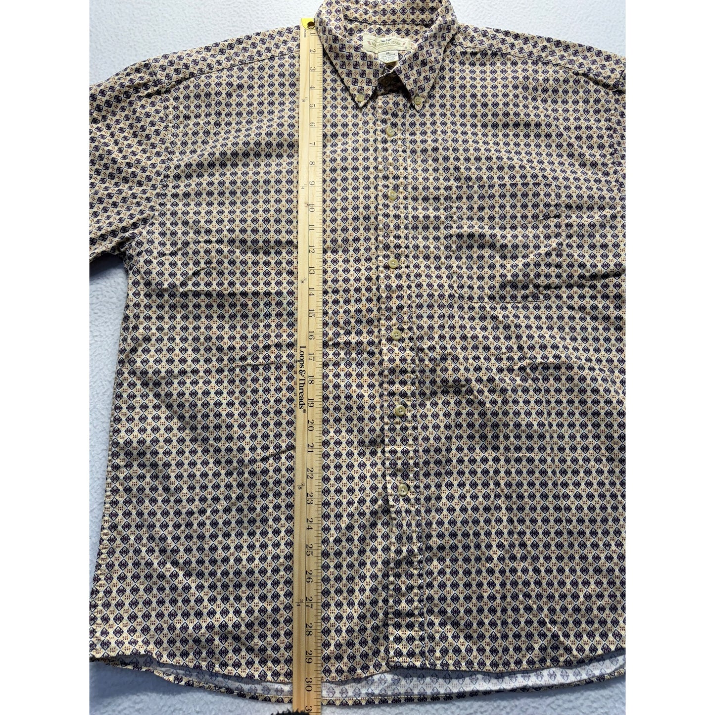 Men’s Natural Issue Casual Button Down #5810