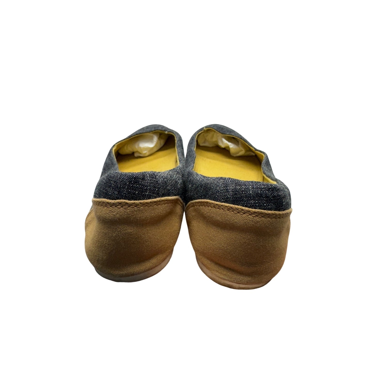 Keen Canvas Ballet Flats Size 10 Denim & Tan #9015