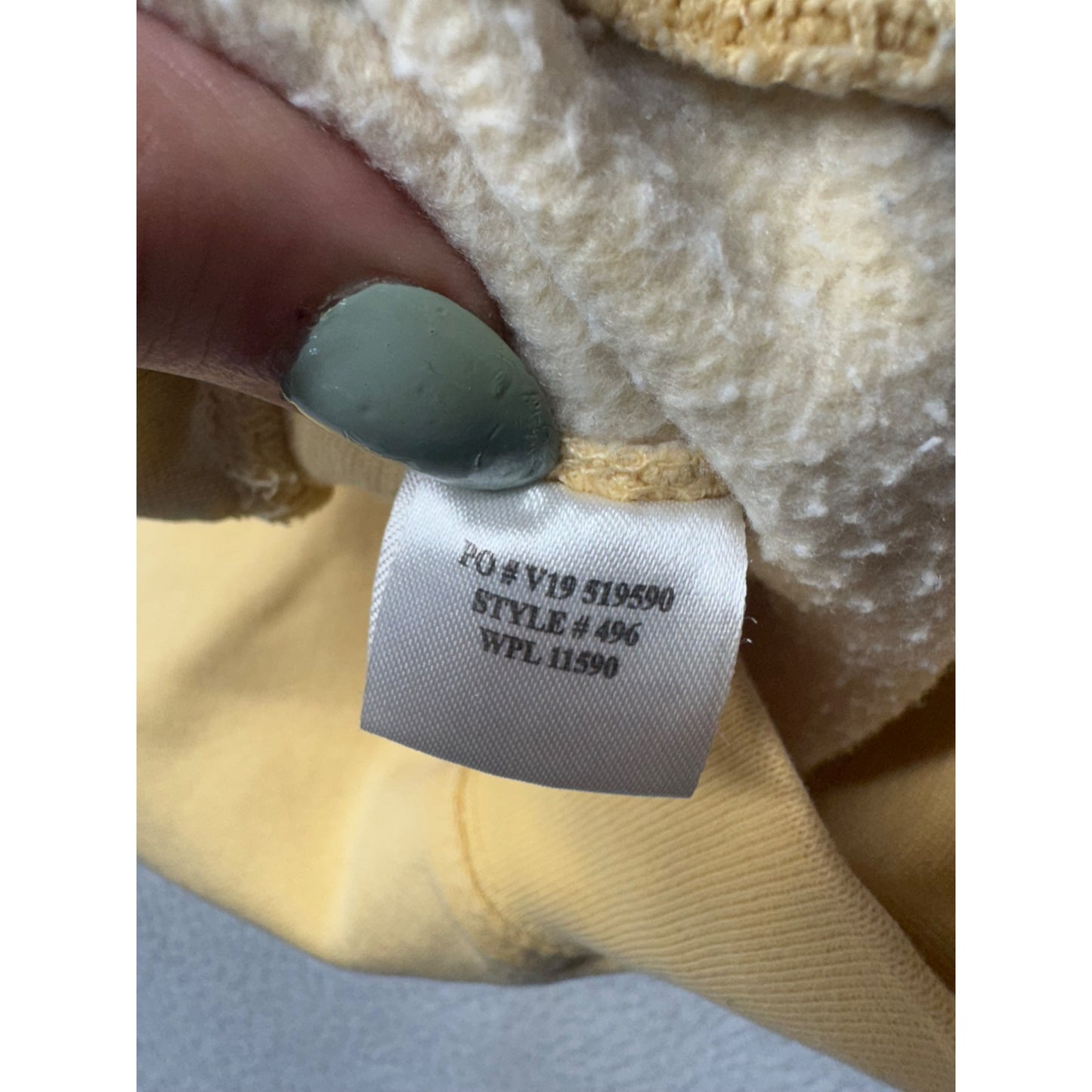 Anna Maria Island Yellow Sweatshirt Pro-Weave S 80% Cotton 20% Polyester #7812