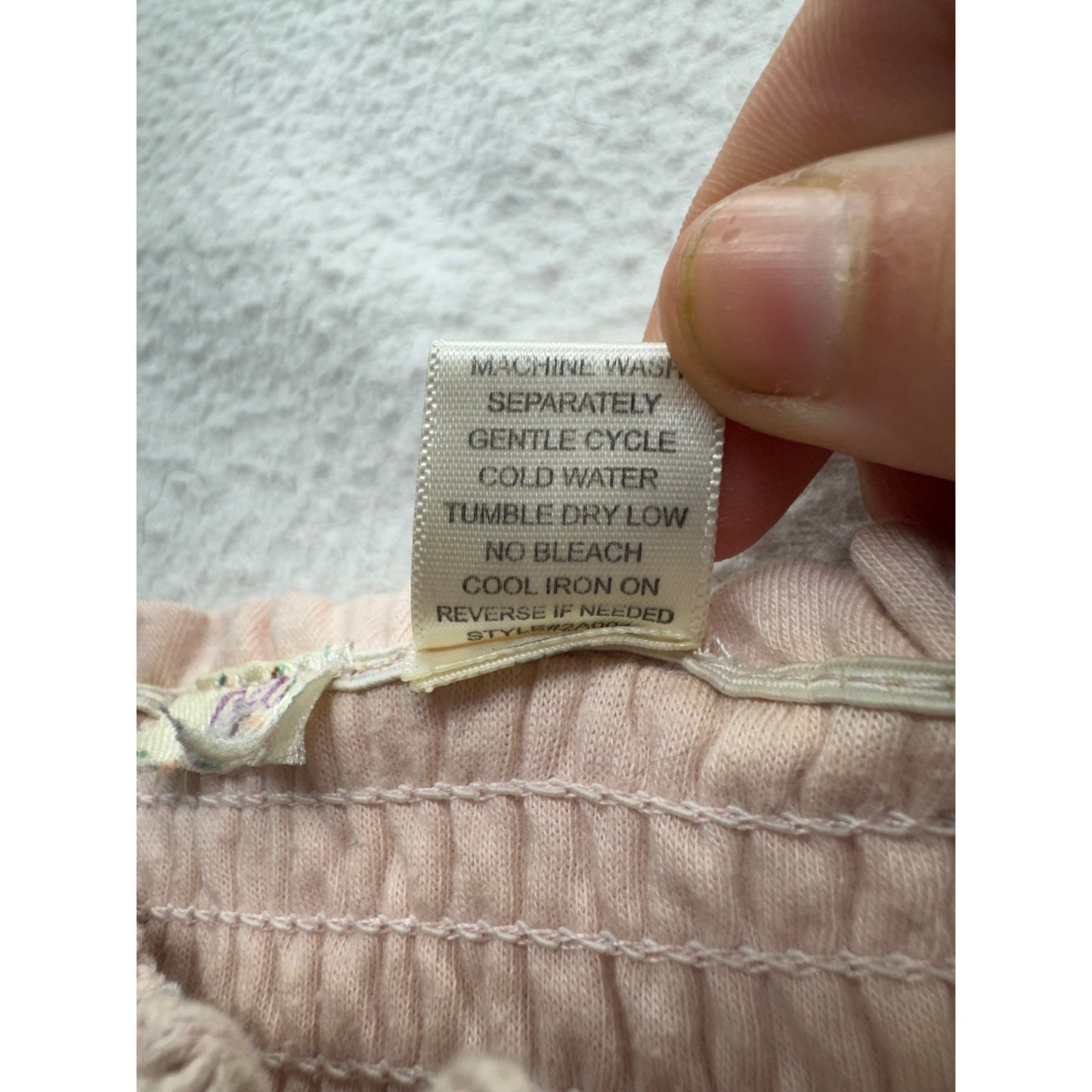 Pink Lace Trim Sleeveless Tank W/ Pockets size L #7757