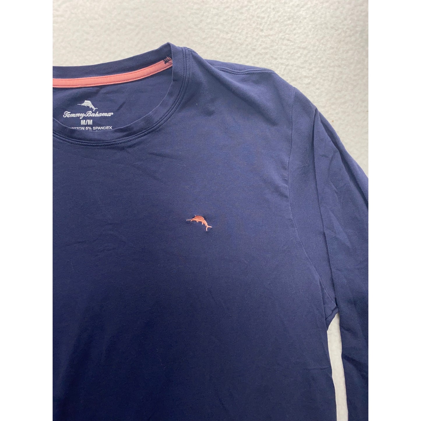 Tommy Bahama Mens Navy Long-Sleeve T-Shirt #7152