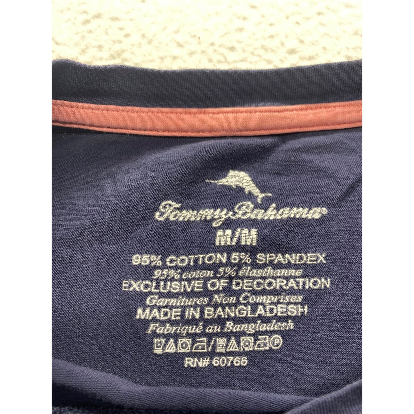 Tommy Bahama Mens Navy Long-Sleeve T-Shirt #7152