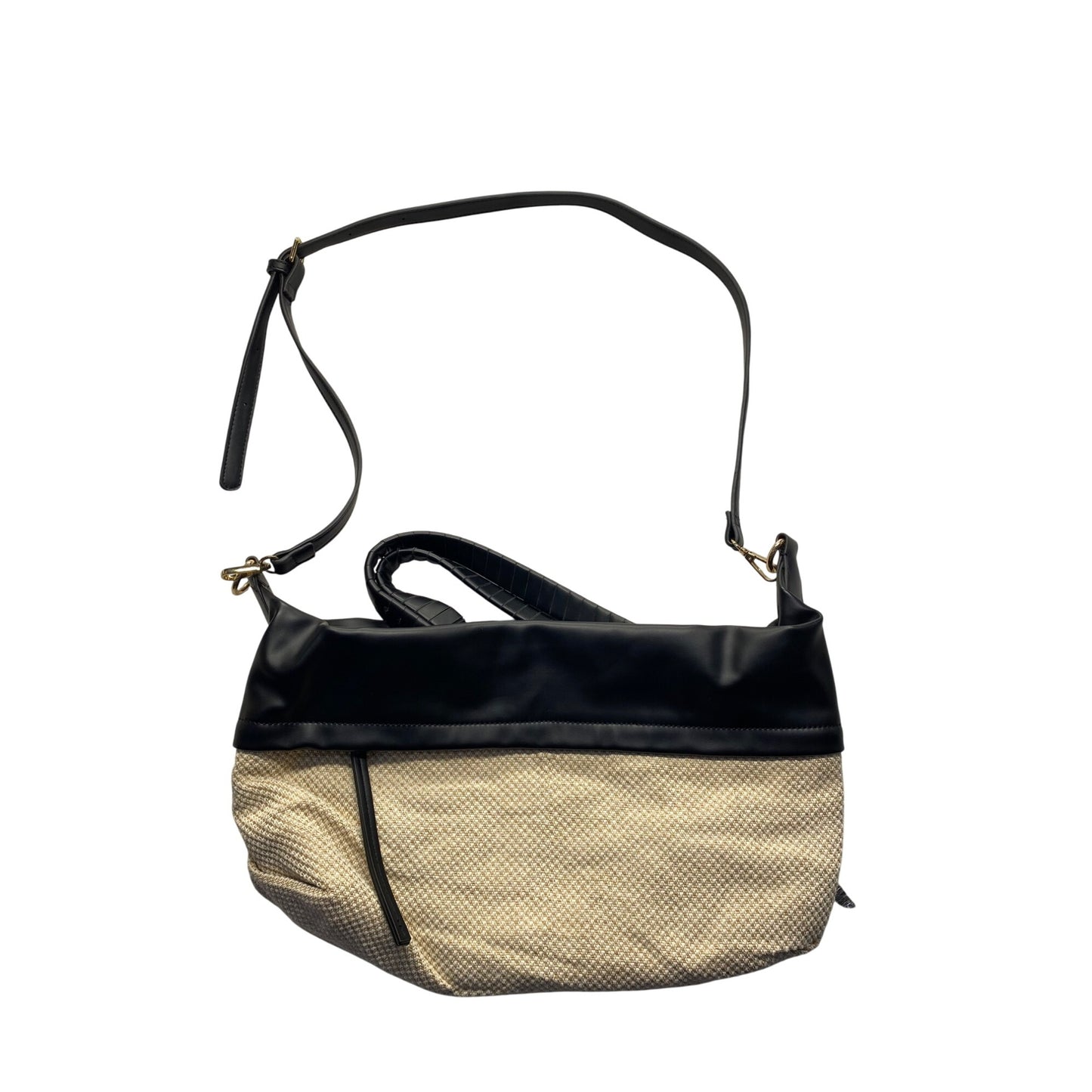 Black & Beige Moda Luxe Shoulder Bag #5961