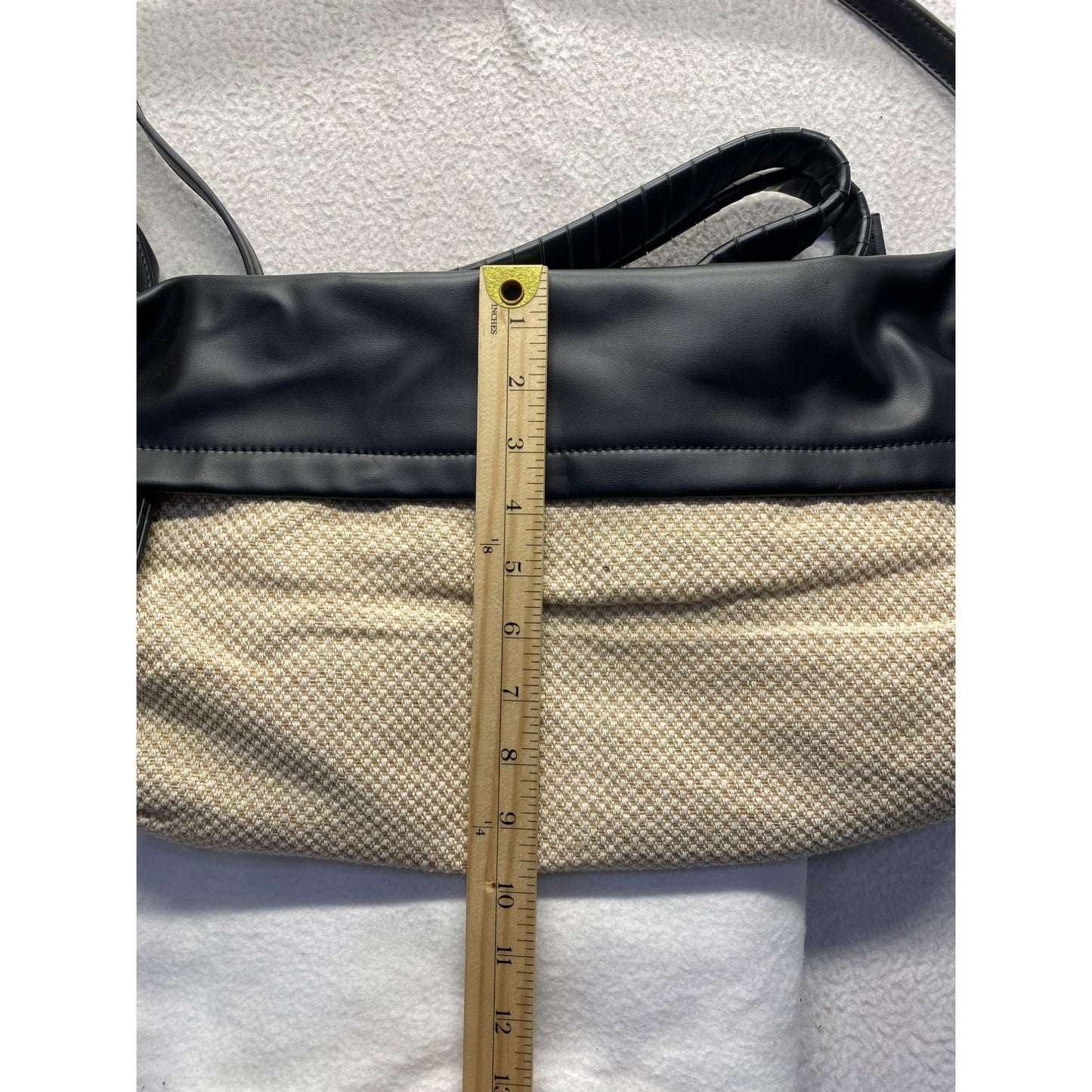Black & Beige Moda Luxe Shoulder Bag #5961