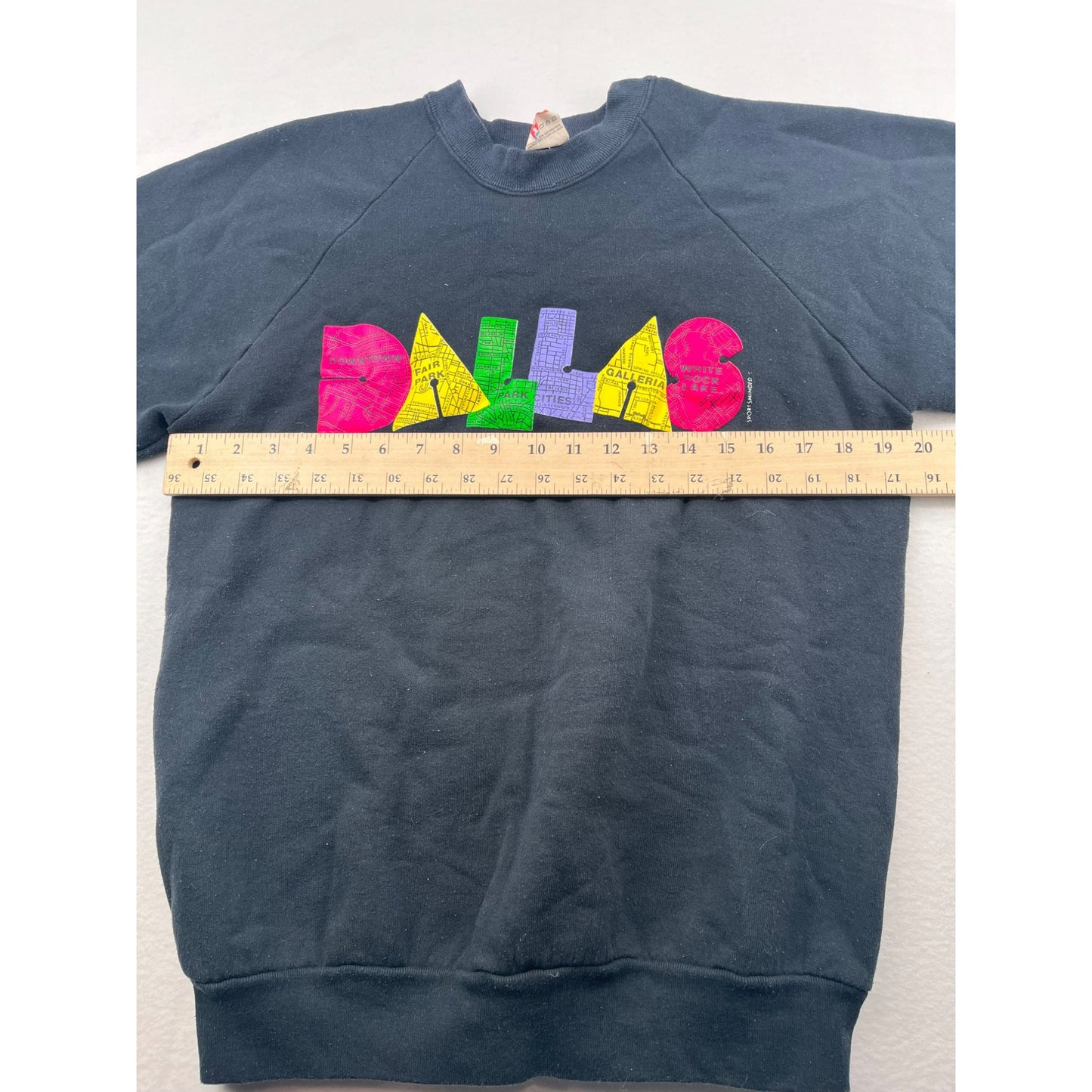 Vintage 90s Fruit Of The Loom Dallas Crewneck Sweatshirt #6207