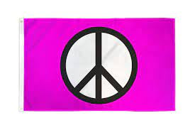 Pink Peace Flag #24