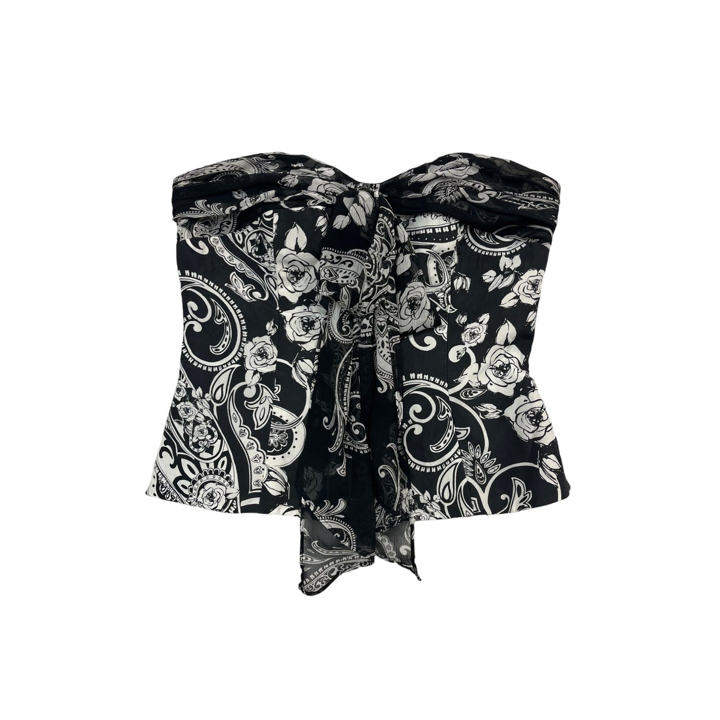 Women Stunning Silk Corset Top #2351