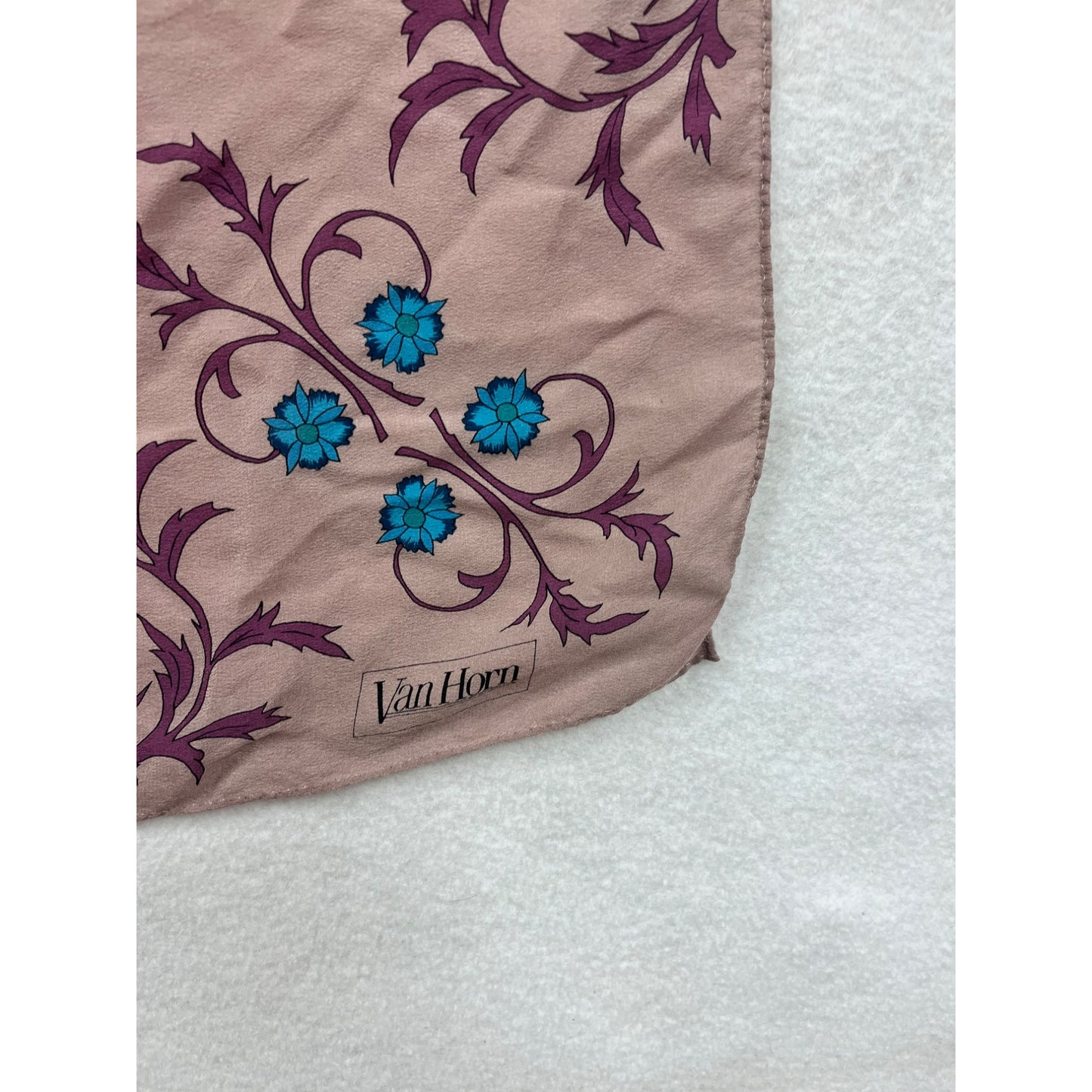 Women’s Vintage Silk Floral Scarf #6029
