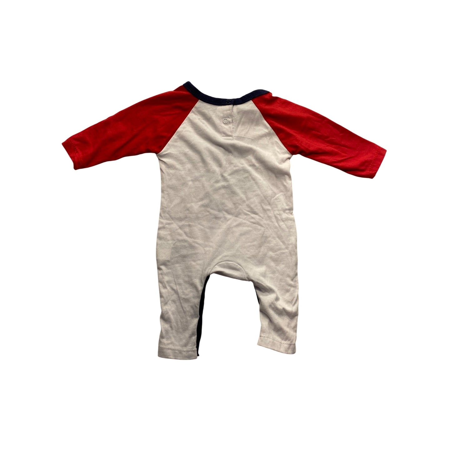 Reebok Baby Romper 0/3M Cotton & Polyester Long Sleeve #7162