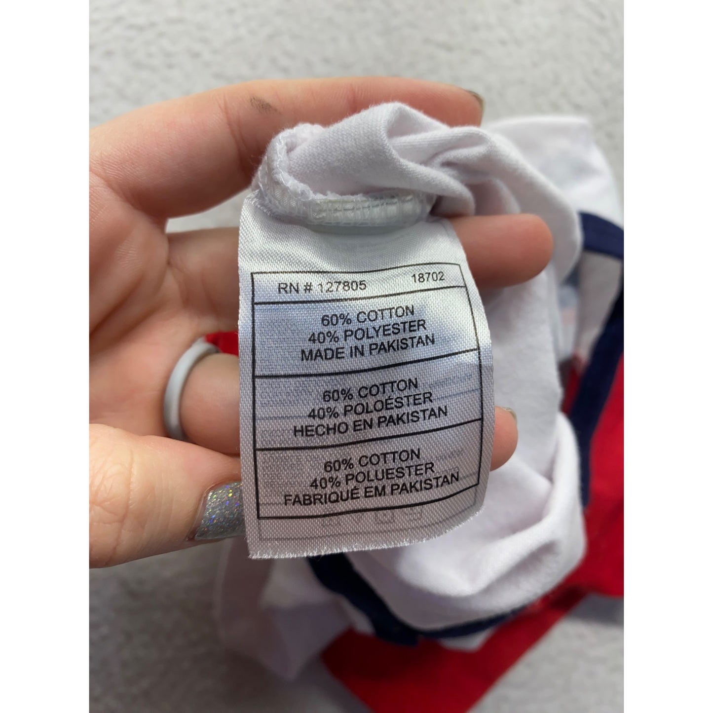 Reebok Baby Romper 0/3M Cotton & Polyester Long Sleeve #7162