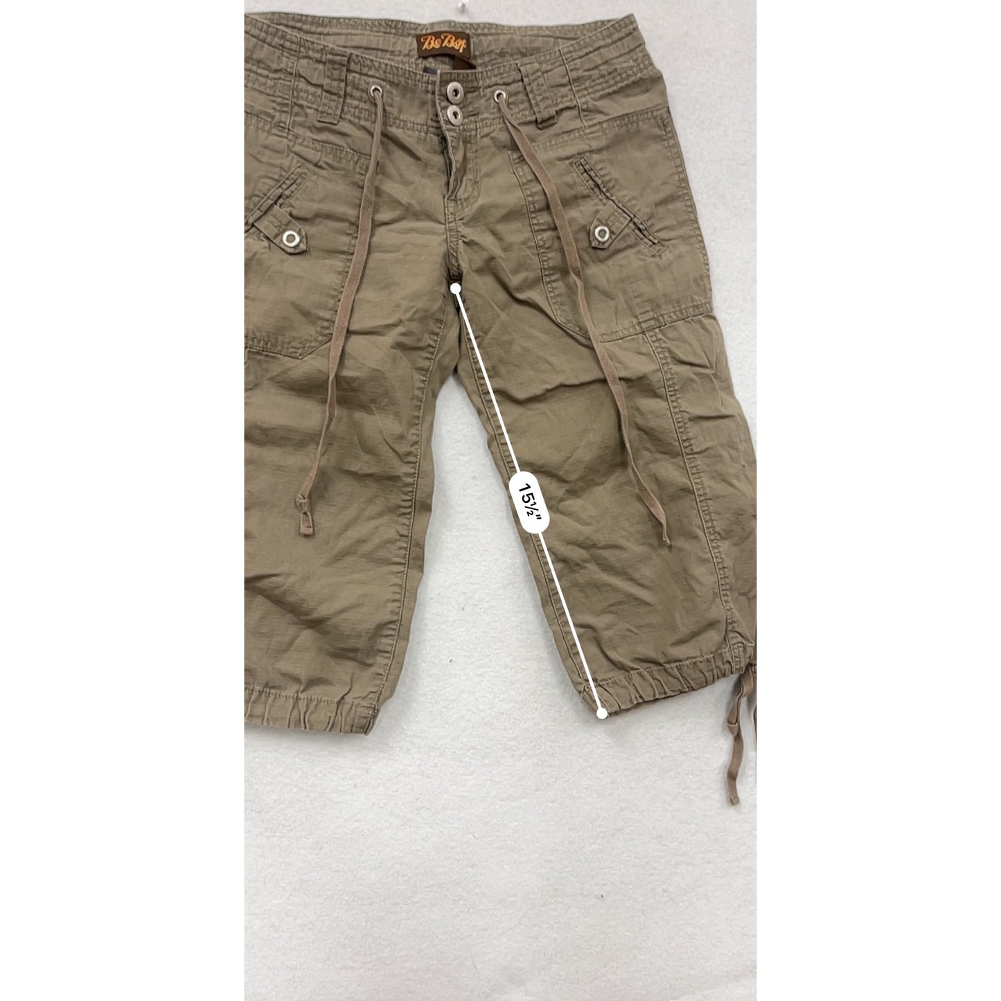 Be Bop Khaki Brown Capri Pants Size 3 #8620