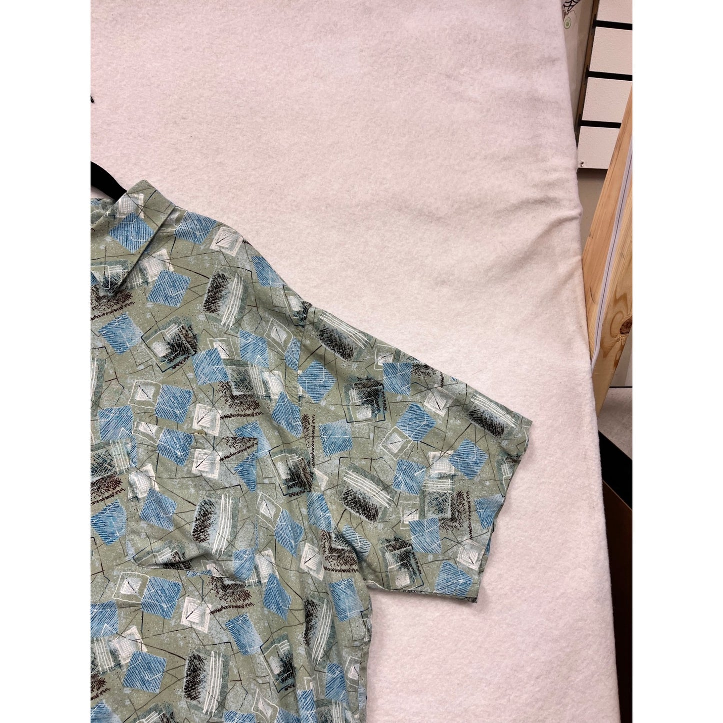 Mens 2XL J. Ferrar Short-Sleeve Button-Up Shirt #8119