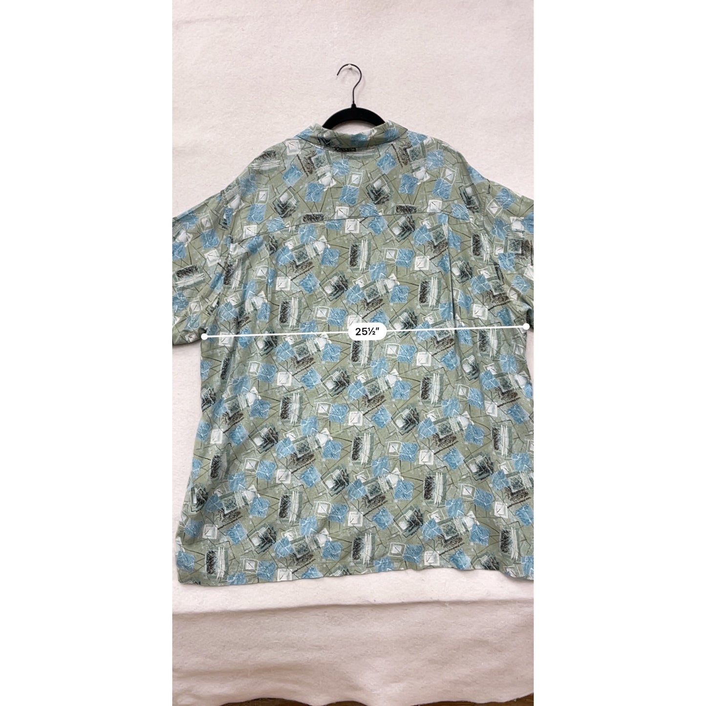Mens 2XL J. Ferrar Short-Sleeve Button-Up Shirt #8119