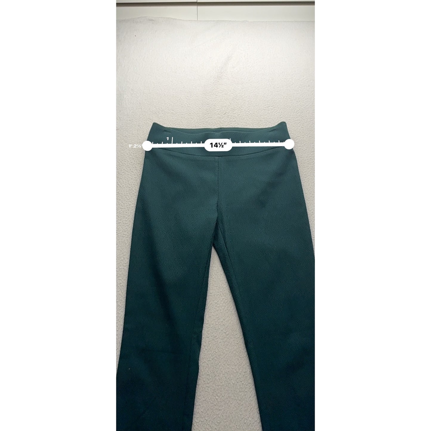 Apt. 9 Teal Slim Fit Pants Rayon Blend Size 4 #212B