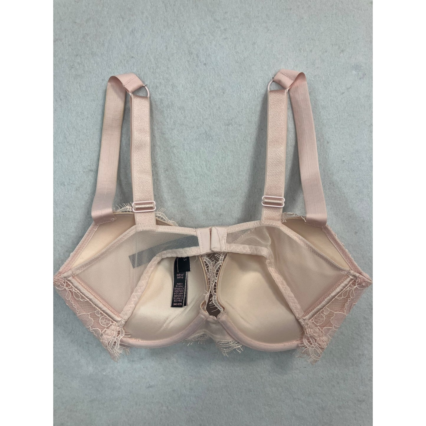 Pink Victoria Secret Push Up Bra #2354