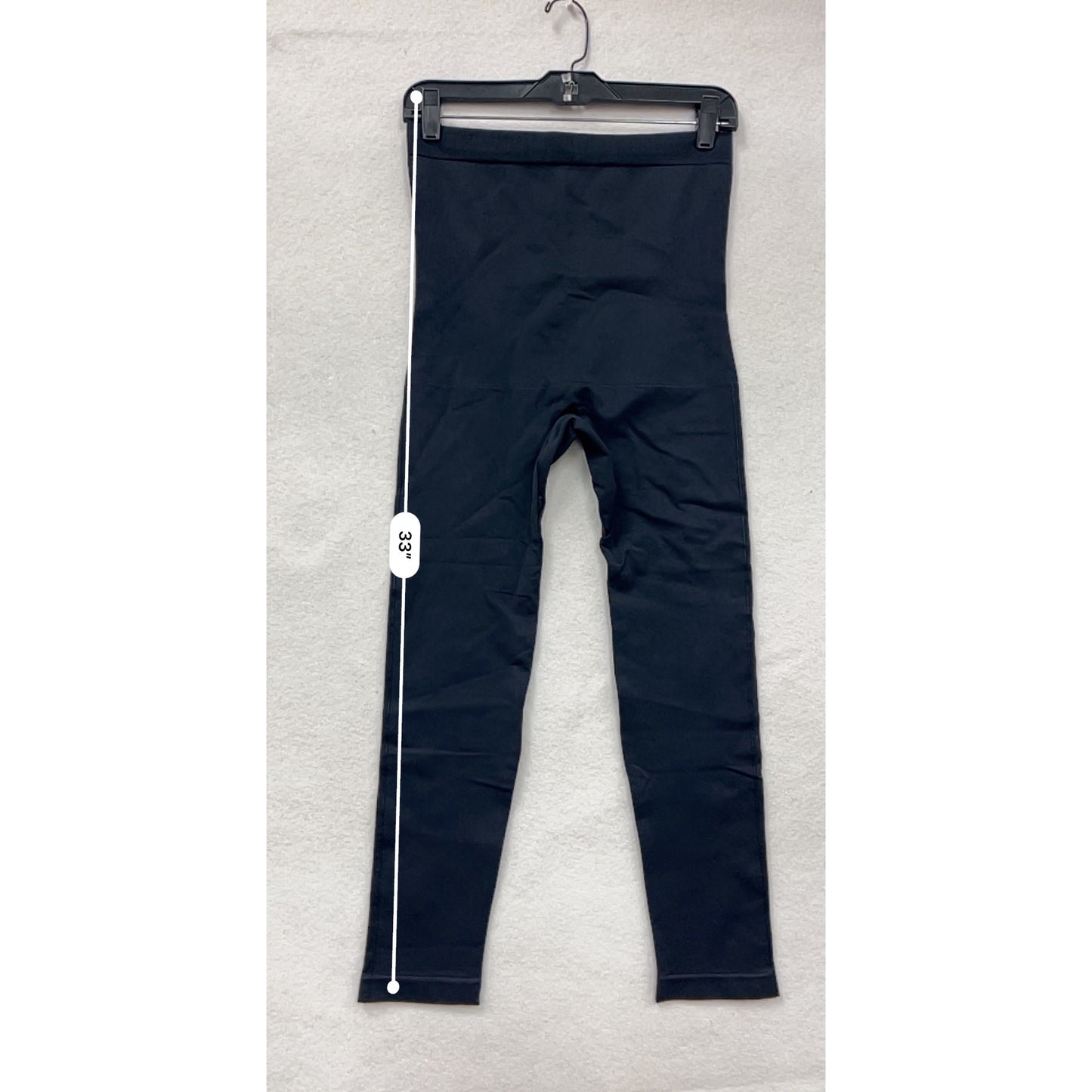 Womens Black Underoutfit Compression Leggings Nylon & Spandex Blend Large