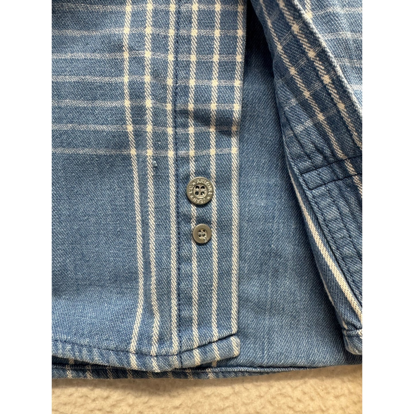 Men’s Vintage Arizona Jean Co Denim Button Down #5790