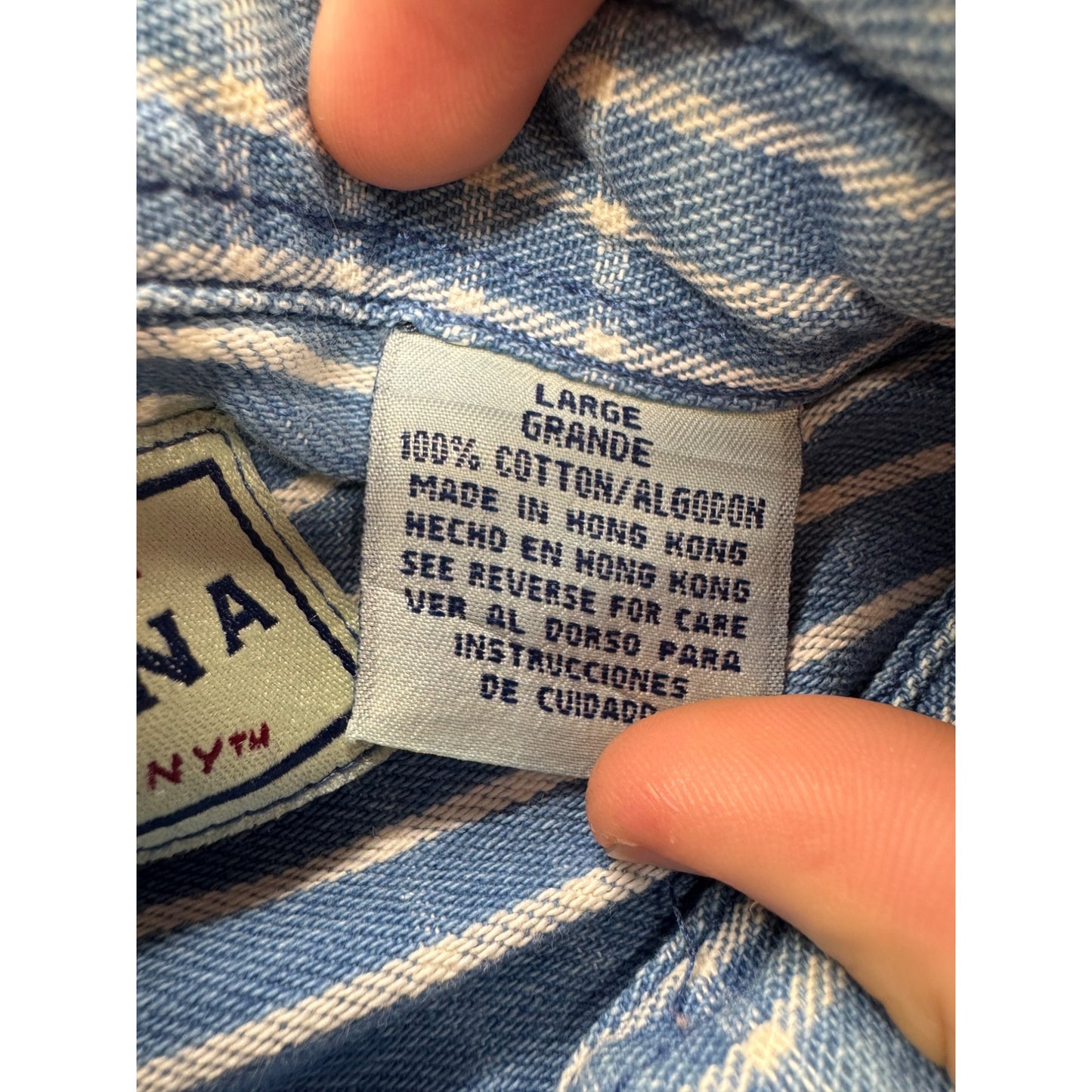 Men’s Vintage Arizona Jean Co Denim Button Down #5790