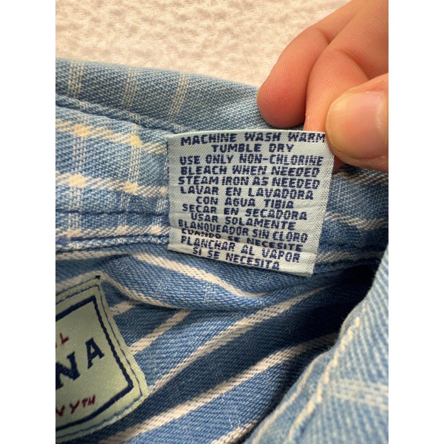Men’s Vintage Arizona Jean Co Denim Button Down #5790