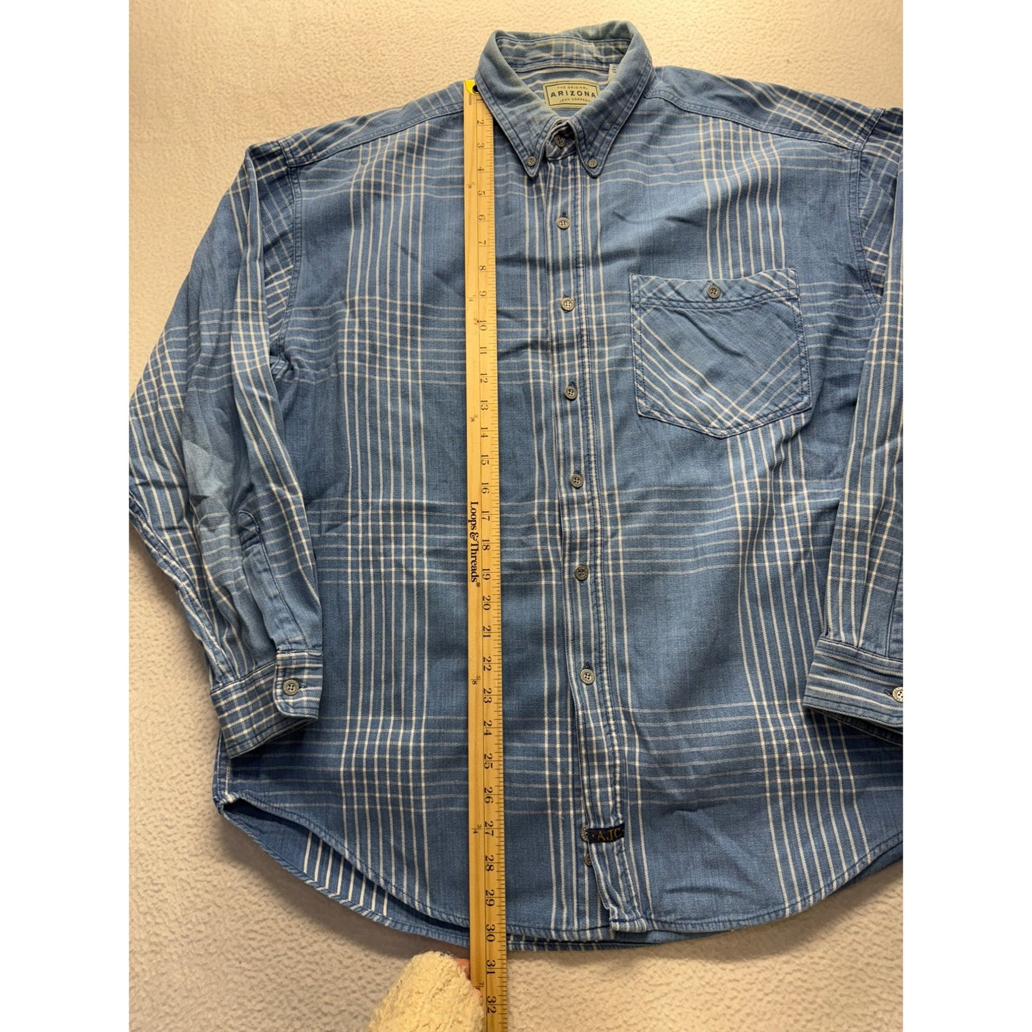 Men’s Vintage Arizona Jean Co Denim Button Down #5790