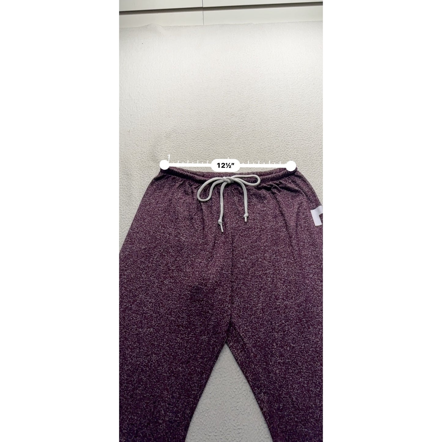 Love Pink Heathered Jogger Sweatpants Elastic Waistband Size M #9659