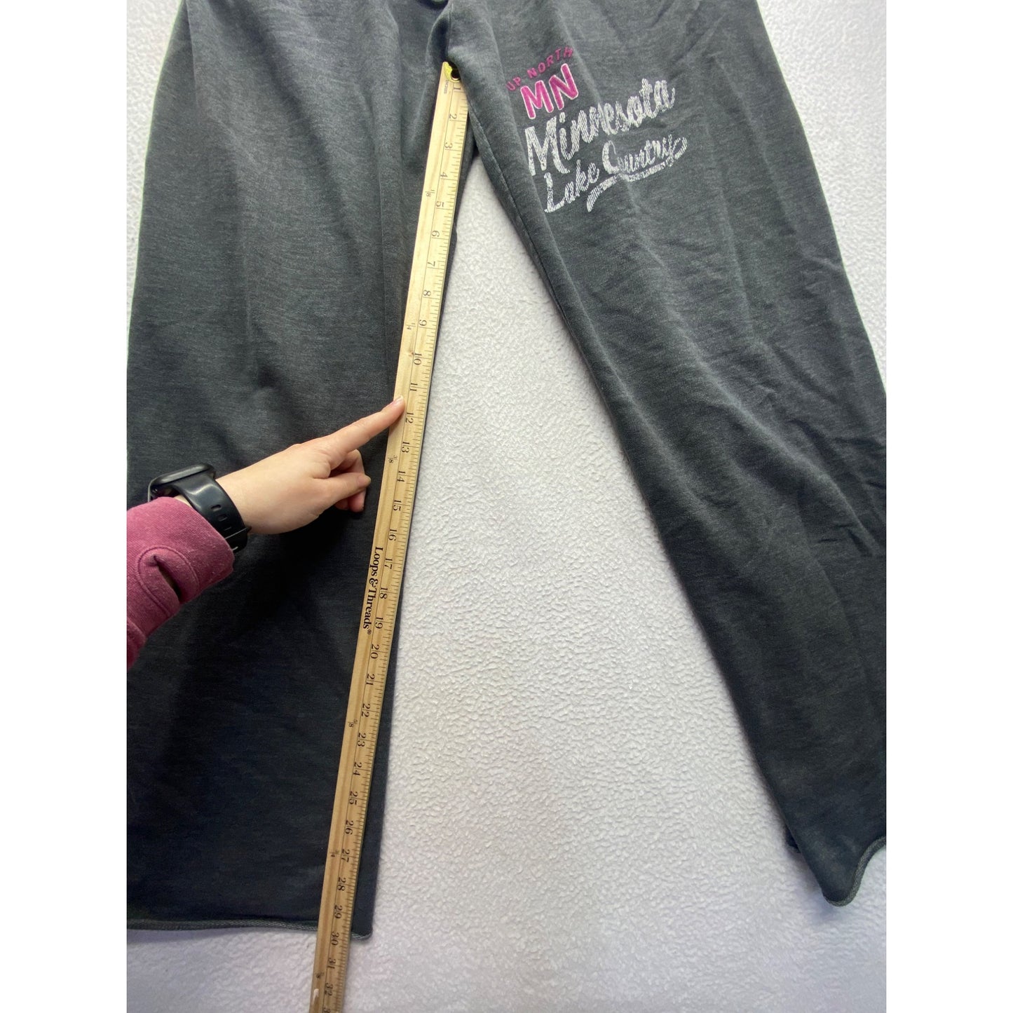 Up North MN Minnesota Lake Country Womens Sweatpants By New Agenda #7205