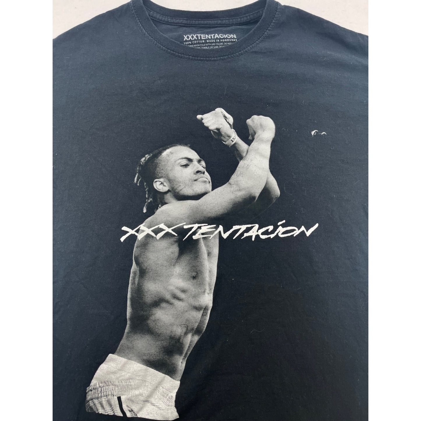 XXXTentacion Mens Black Graphic T-Shirt 100% Cotton Size M #6225