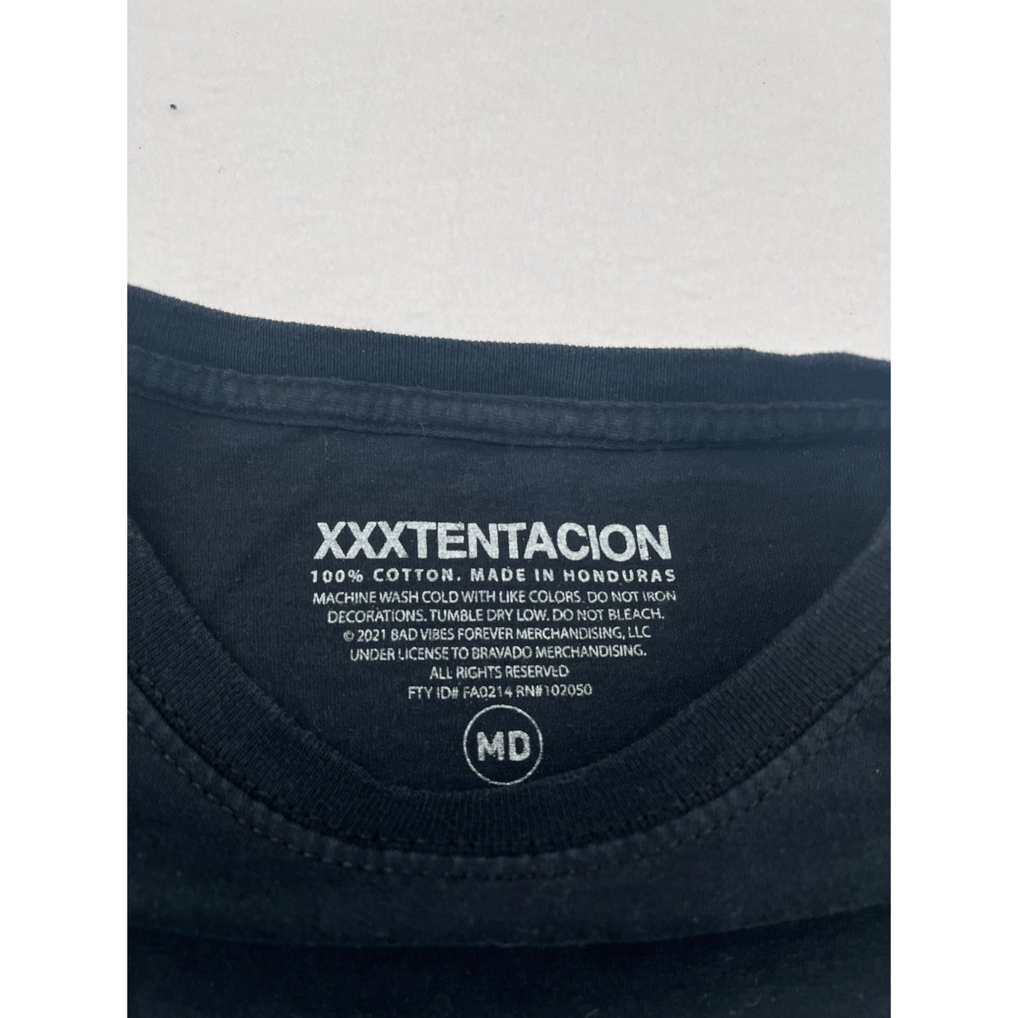 XXXTentacion Mens Black Graphic T-Shirt 100% Cotton Size M #6225