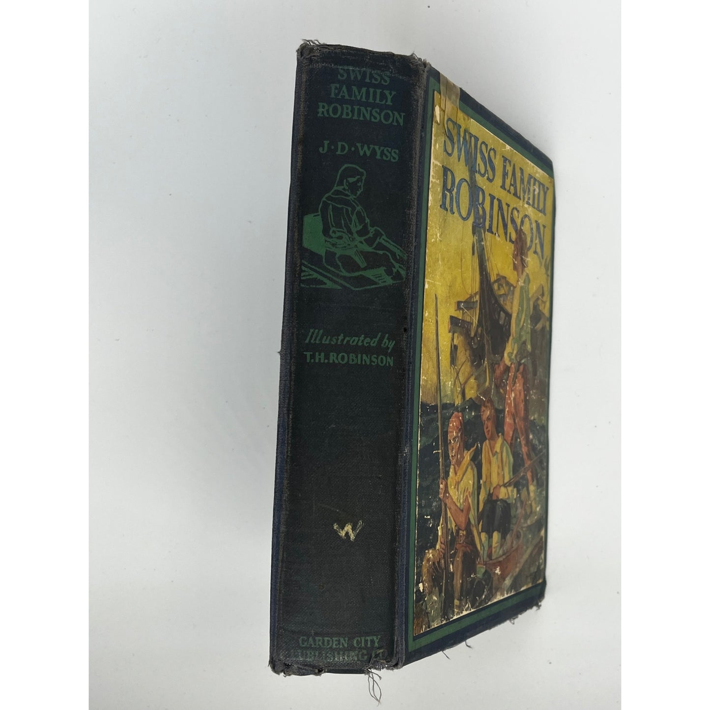 Vintage Swiss Family Robinson Book