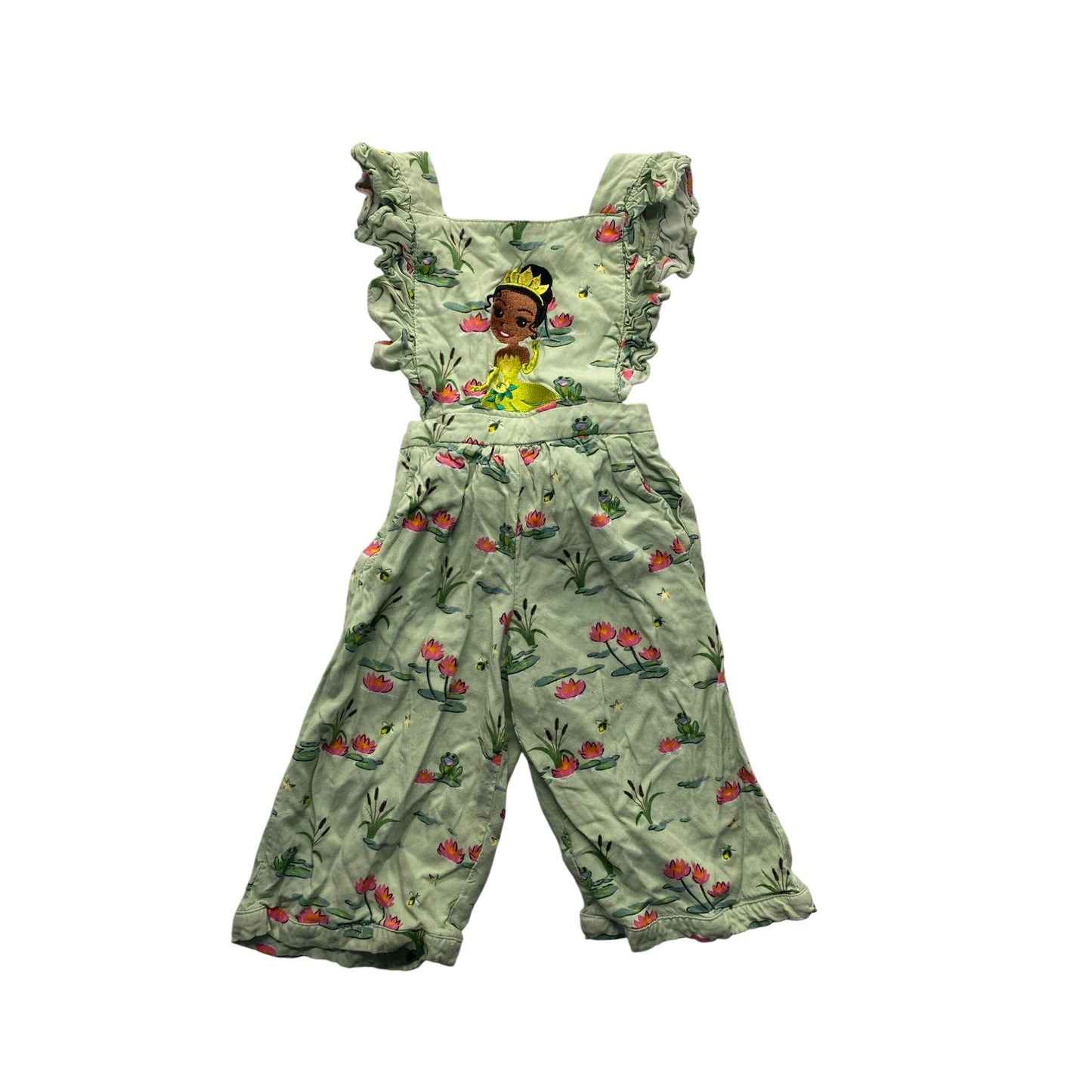 Disney Princess Tiana Ruffle Overalls #5893