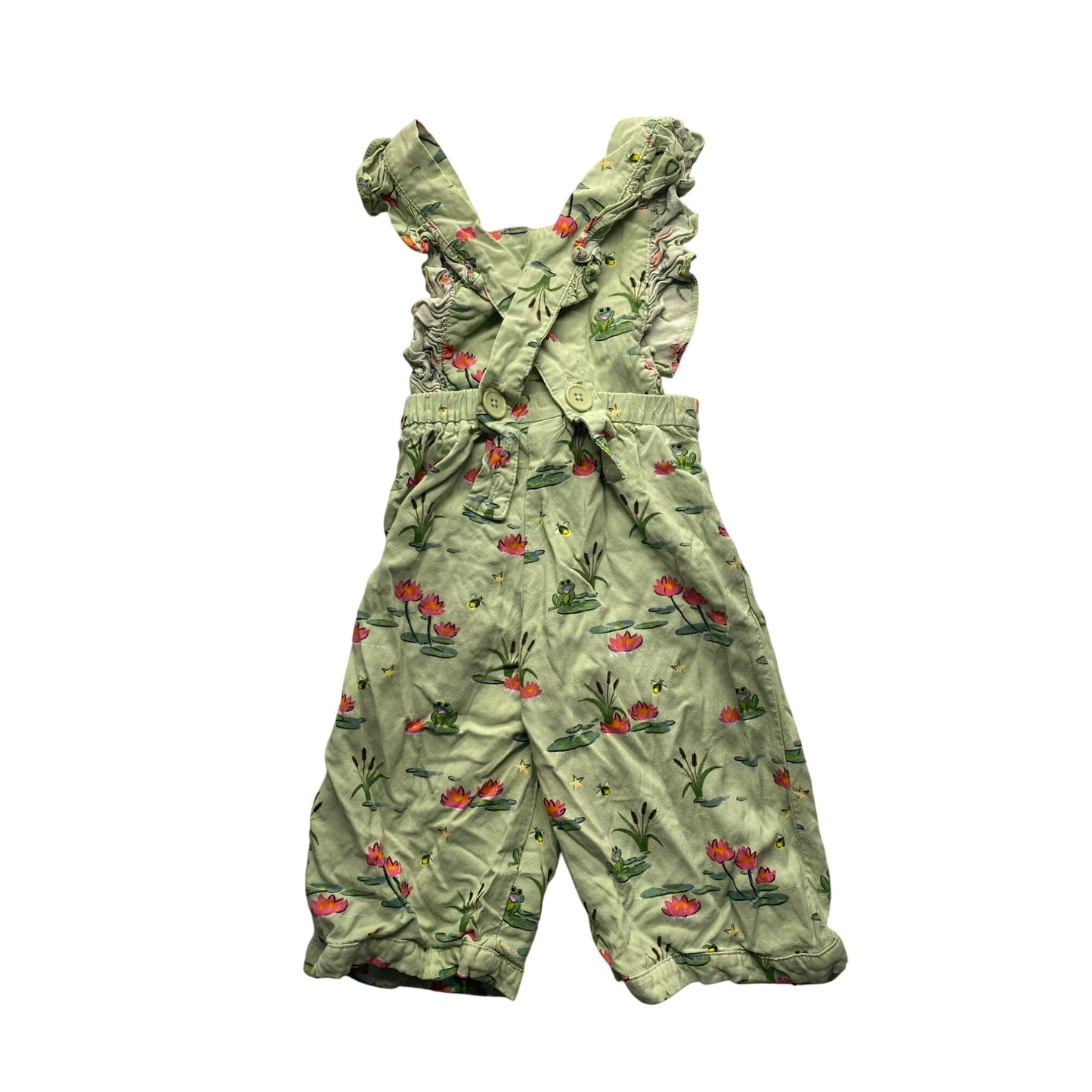 Disney Princess Tiana Ruffle Overalls #5893