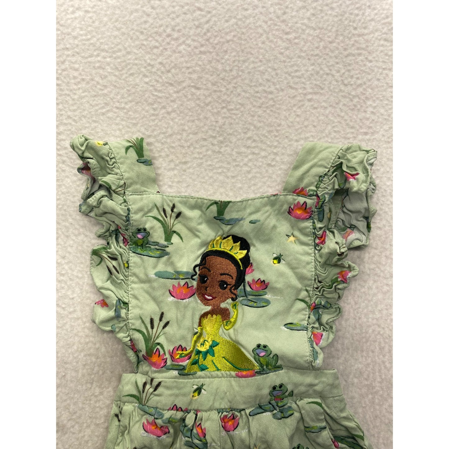 Disney Princess Tiana Ruffle Overalls #5893