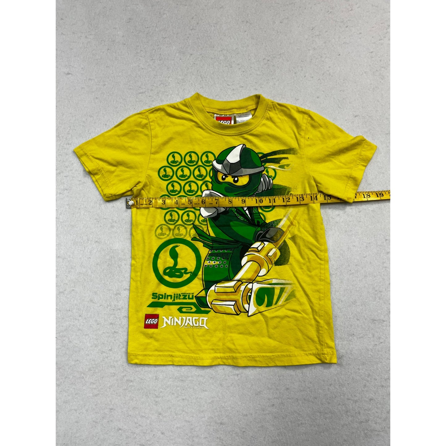 Boys Yellow Lego Nijago Shirt #2455