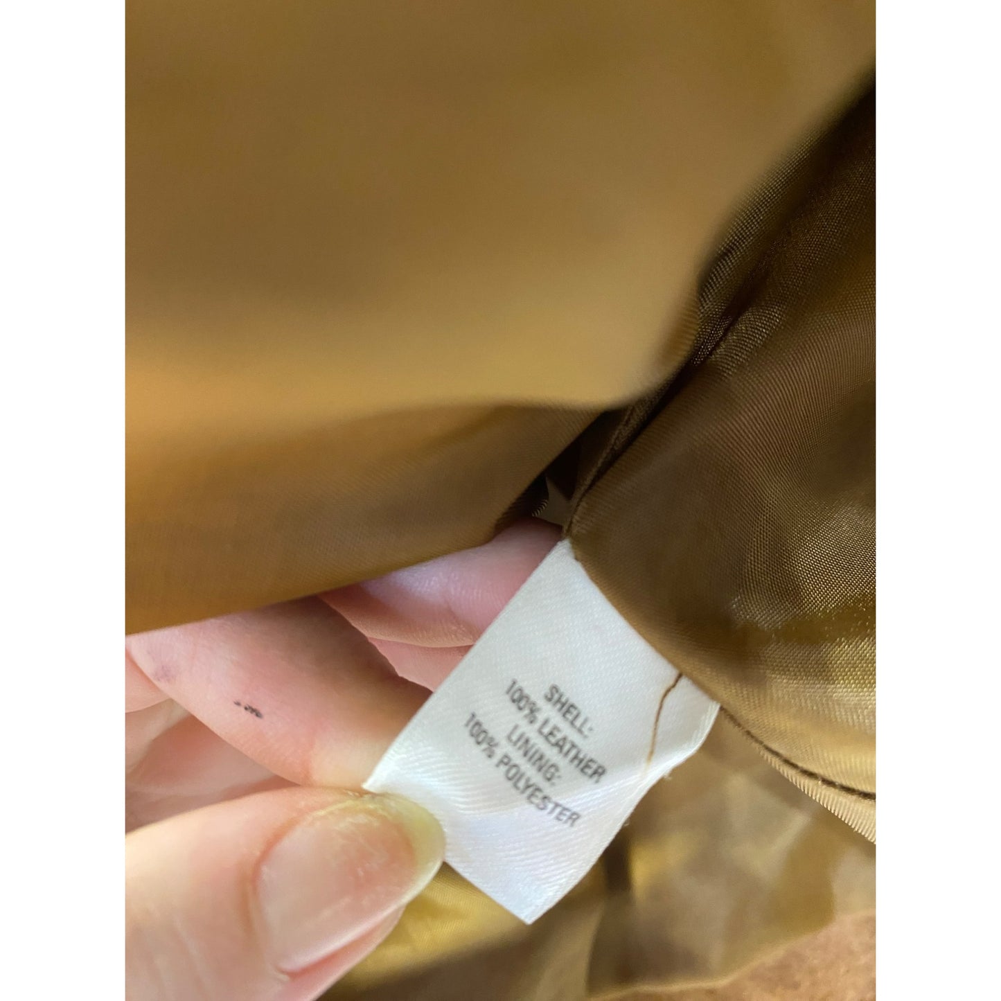 Amber Sun Womens M Brown Leather Jacket #7015