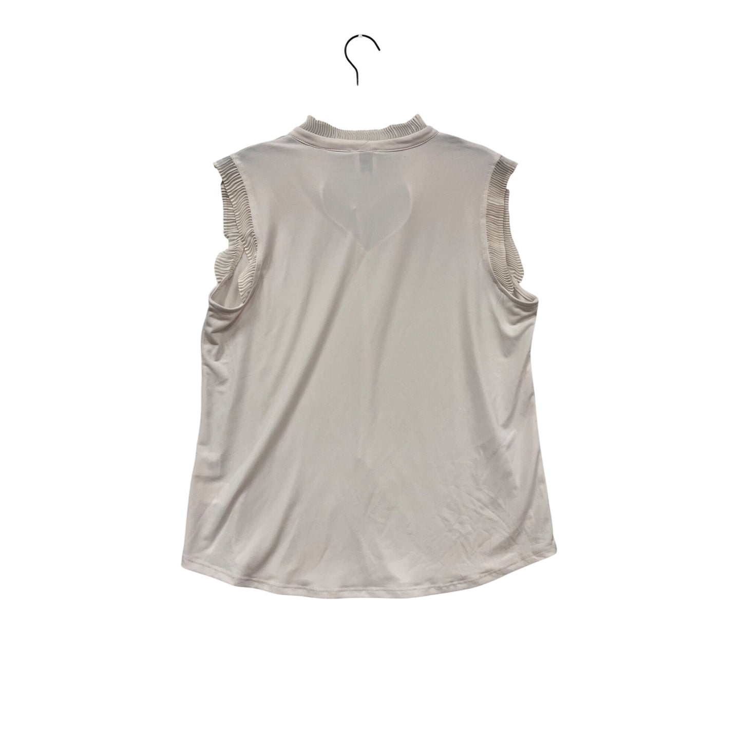 Anne Klein Womens Sleeveless Ivory Top Size S #277A